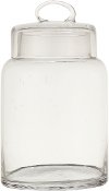 9 Inch Glass Container with Lid