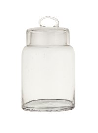 9 Inch Glass Container with Lid