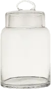 Clearance 9 Inch Glass Container with Lid