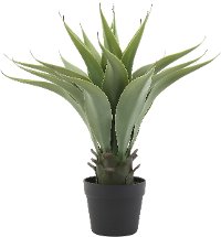 Faux Agave Plant Arrangement in Pot