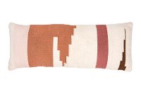 Multi Color Hand Woven Cotton Kilim Lumbar Throw Pillow-5