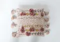 DF1632/PNKPLLW Pink Cotton Embroidered Throw Pillow with Tassels