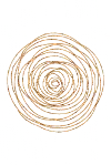 Clearance 32 Inch Round Metal Bamboo-Style Wall Decor