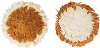 Assorted Round Two Tone Feather Wall Decor