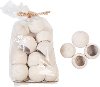 3 Inch Dried Natural Whitewash Bell Cups in Bag