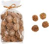 2 Inch Round Dried Natural Tan Lion's Ear Flower in Bag