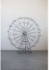 Handmade Metal Ferris Wheel Sculpture