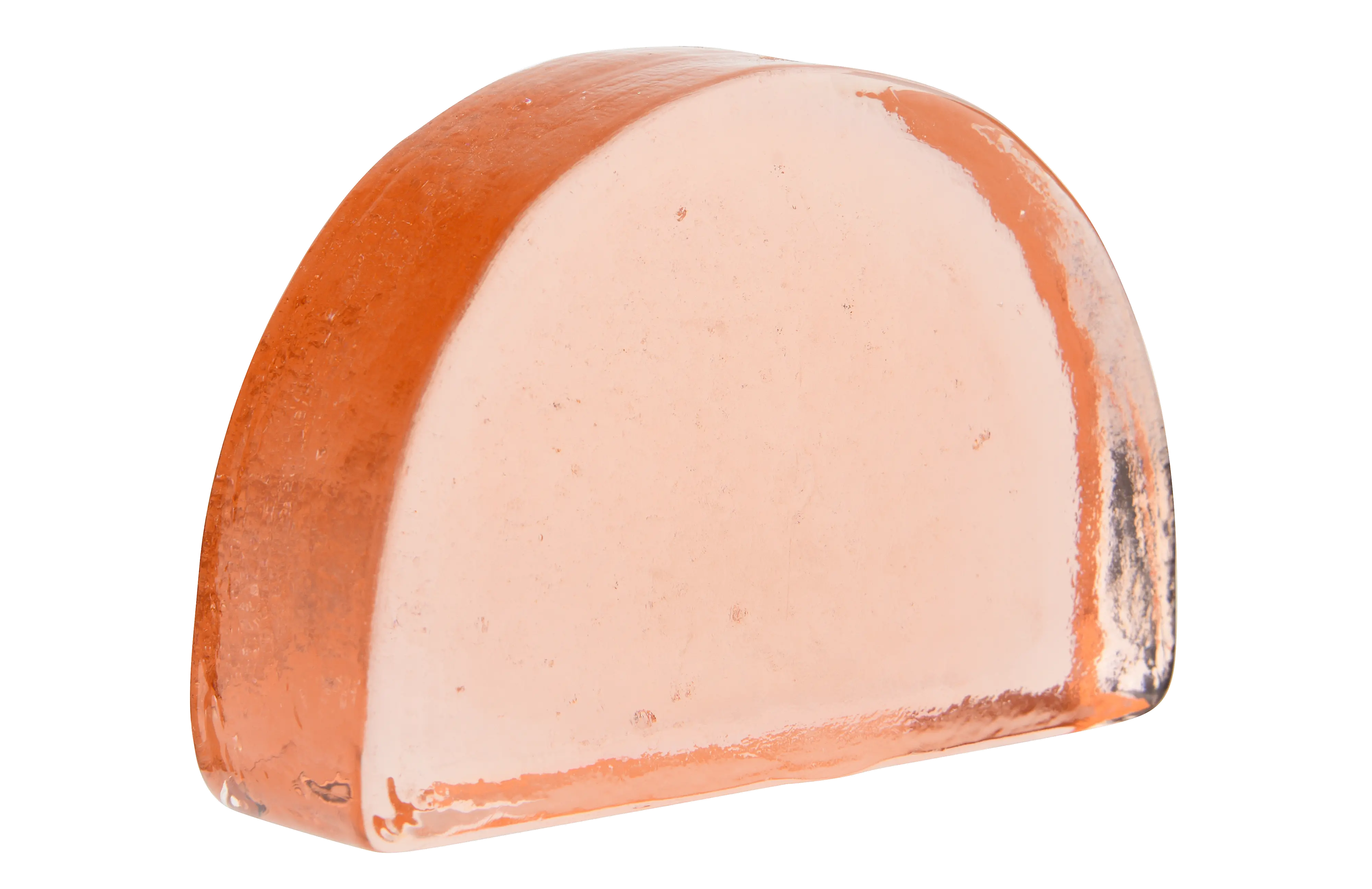 Blush Pink Glass Bookend-1