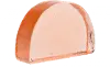 Blush Pink Glass Bookend