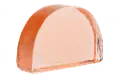 DF2476/BLUSHBKND Blush Pink Glass Bookend