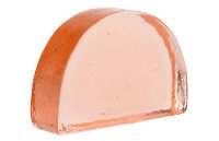 Blush Pink Glass Bookend