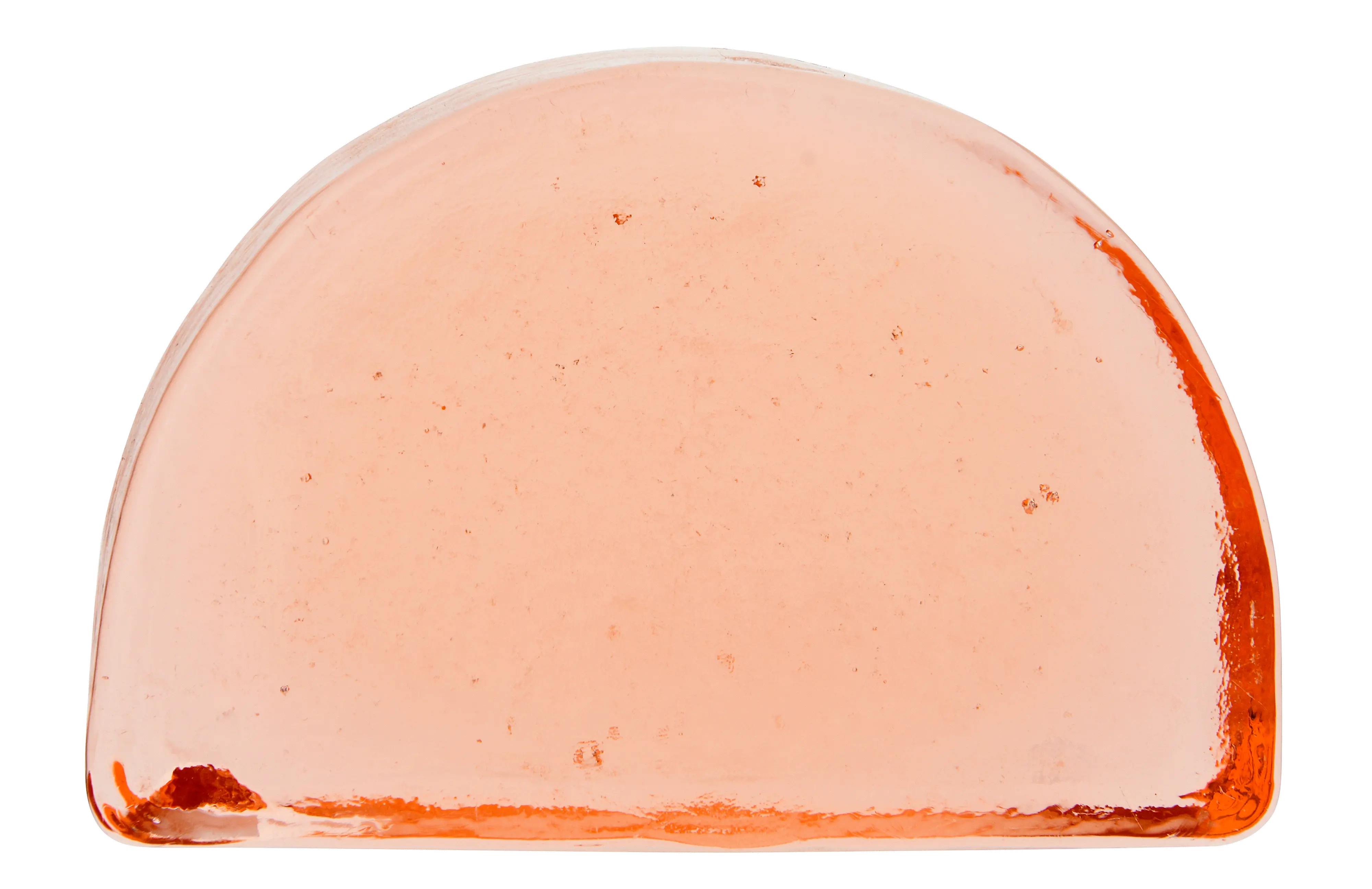 Blush Pink Glass Bookend-2