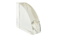 Clear Glass Bookend