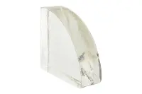 Clear Glass Bookend