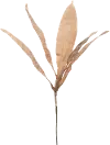 Blush Colored Faux Reed Leaf Stem for Arrangement