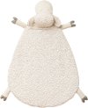 White Fabric Tummy Time Sheep Mat