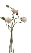 Blush Pink Faux Poppy Bunch for Arrangement