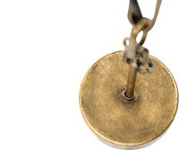 Cotton, Metal and Wood Bead Pendant Lamp with Tassels-5