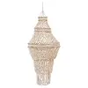 Clearance Cream Decorative Shell Canopy