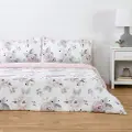 100398 Watercolor Floral Full Duvet and Pillowcases - Dreamit