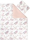 100397 Clearance Watercolor Floral Twin Duvet and Pillowcases - Dreamit