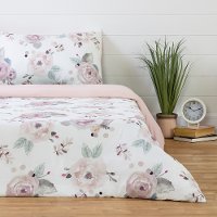 100397 Watercolor Floral Twin Duvet and Pillowcases - Dreamit-2