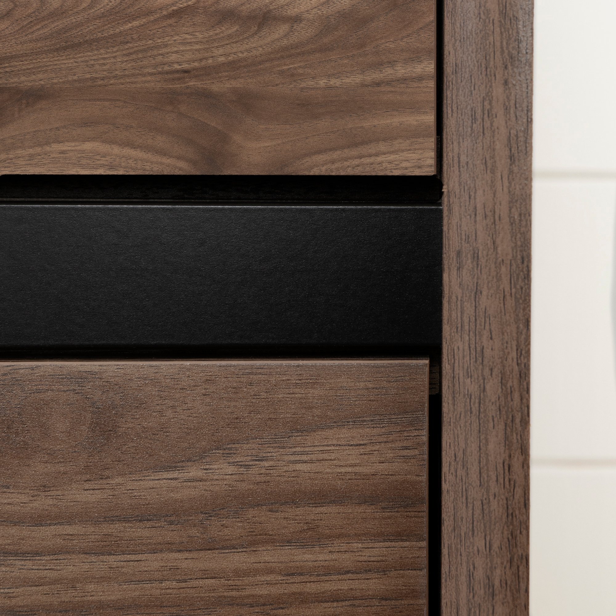 11507 Modern Walnut Brown Dresser - Flam-3