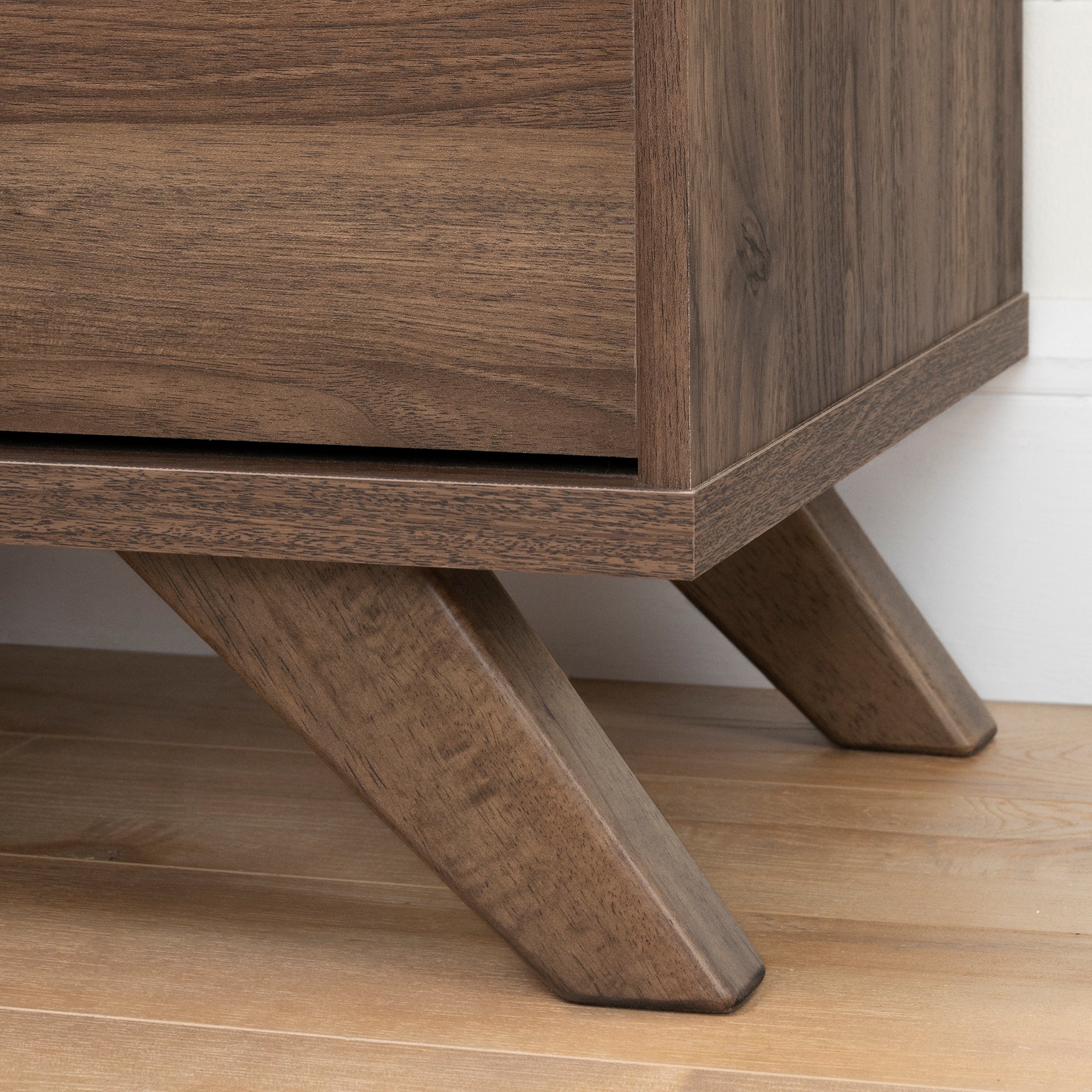 11507 Modern Walnut Brown Dresser - Flam-4