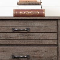 11908 Rustic Traditional Fall Oak Dresser - Ulysses-2