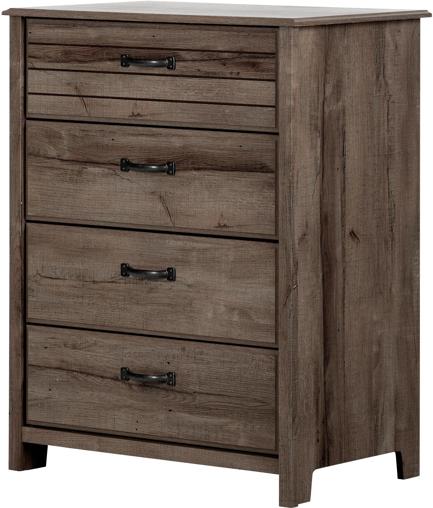 11909 Ulysses Brown Oak 4-Drawer Chest-6