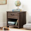 11910 Rustic Traditional Fall Oak Nightstand - Ulysses