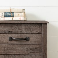 11913 Fall Oak Full Bookcase Headboard - Ulysses-3