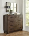 Modern Brown Chesser Dresser - Koda