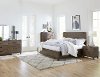 Modern Brown 4 Piece Queen Bedroom Set - Koda