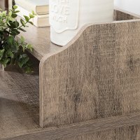 12109 Weathered Oak Computer Desk with Hutch - Versa-2