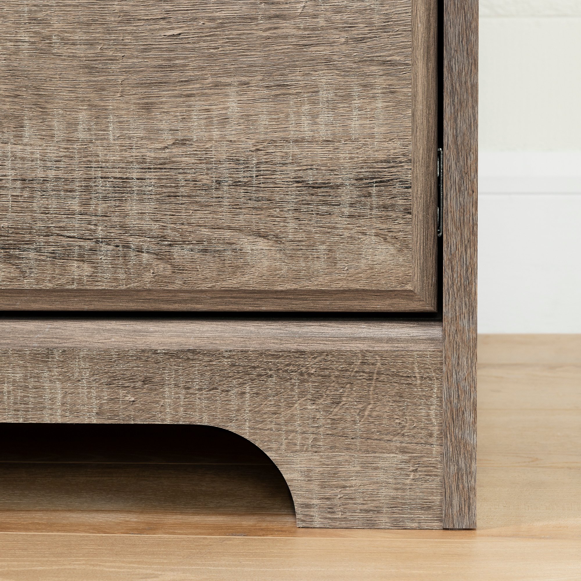 12109 Weathered Oak Computer Desk with Hutch - Versa-3