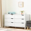 12127 Contemporary White Dresser - Kanagane