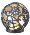 Blue Snowflake Ball Water Globe Winter Decoration