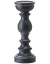 12 Inch Navy Blue Nantucket Resin Candle Stick Holder