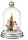 10 Inch Silver and Pink LED Sweet Dreams Globe