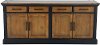 Toulouse Ebony and Honey Credenza