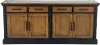Toulouse Ebony and Honey Credenza