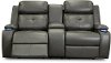 Gray Power Reclining Loveseat - Diego