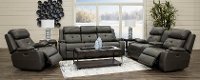 Gray Power Reclining Loveseat - Diego-2