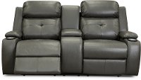Gray Power Reclining Loveseat - Diego-4