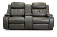 Gray Power Reclining Loveseat - Diego-5