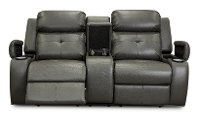 Gray Power Reclining Loveseat - Diego-8