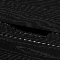 12134 Contemporary Black Nightstand - Kanagane-4
