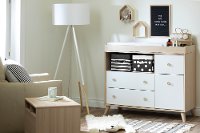 12172 Modern Soft Elm and White Changing Table - Yodi-3
