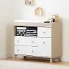 12172 Yodi Modern Soft Elm and White Changing Table